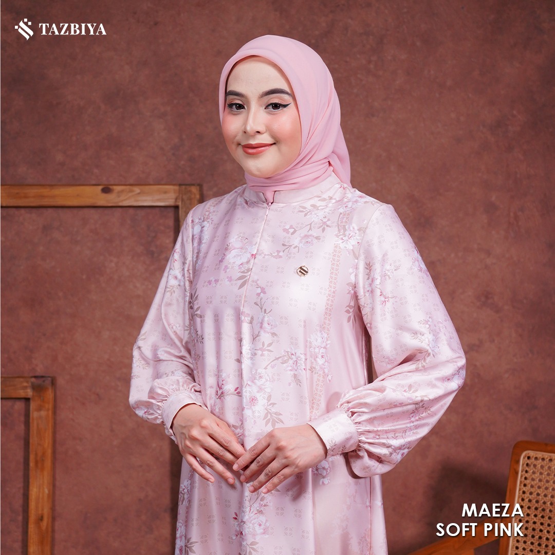 TAZBIYA MUSLIMWEAR GAMIS SILK PREMIUM MAEZA SERIES