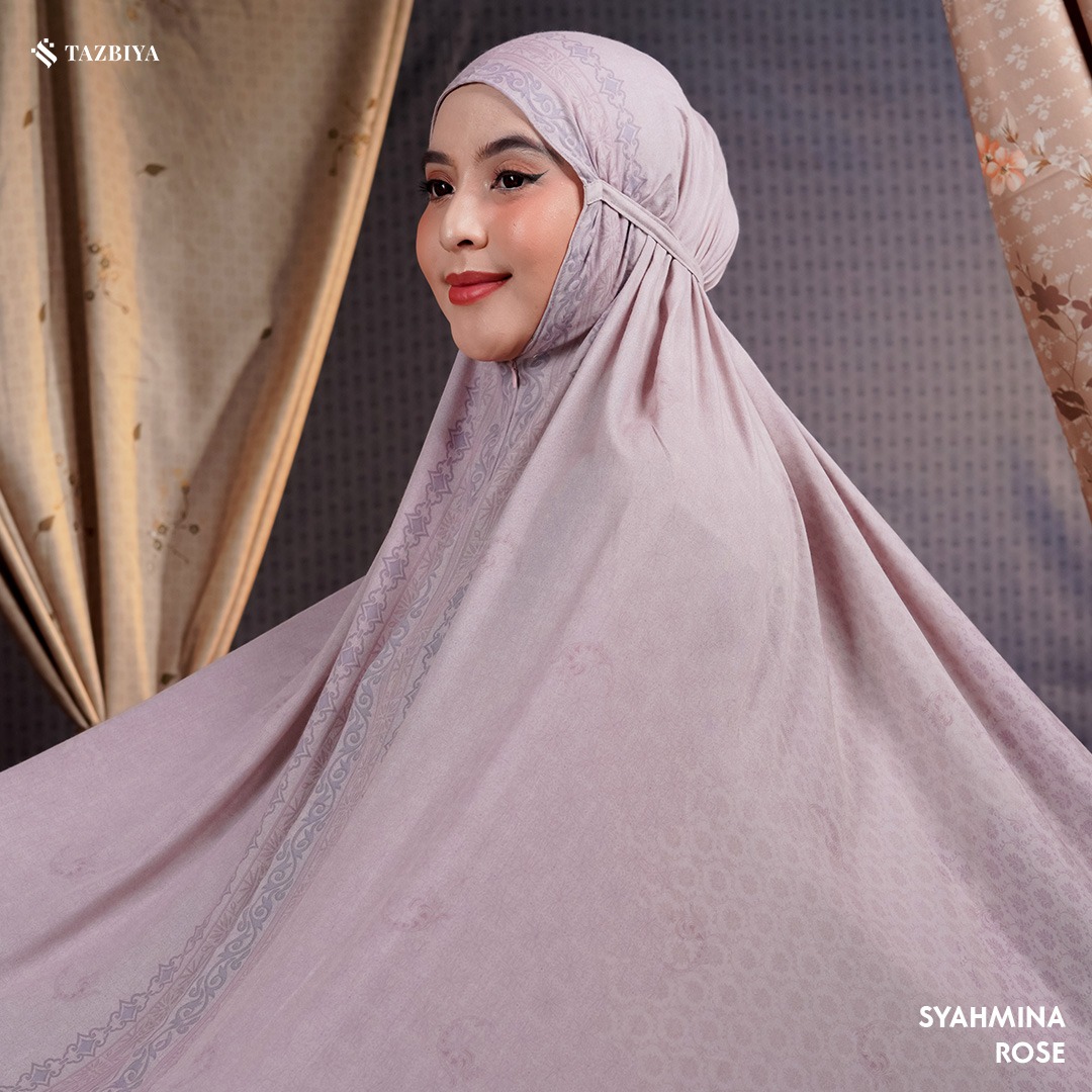 TAZBIYA MUKENA SYAHMINA SERIES | MUKENA RAYON PREMIUM 2IN1 DEWASA