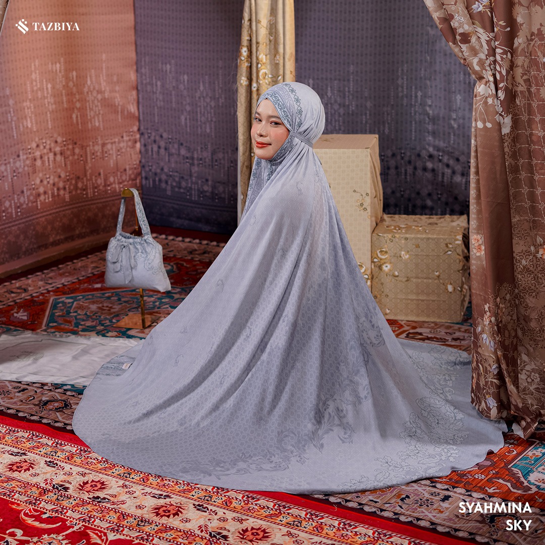 TAZBIYA MUKENA SYAHMINA SERIES | MUKENA RAYON PREMIUM 2IN1 DEWASA
