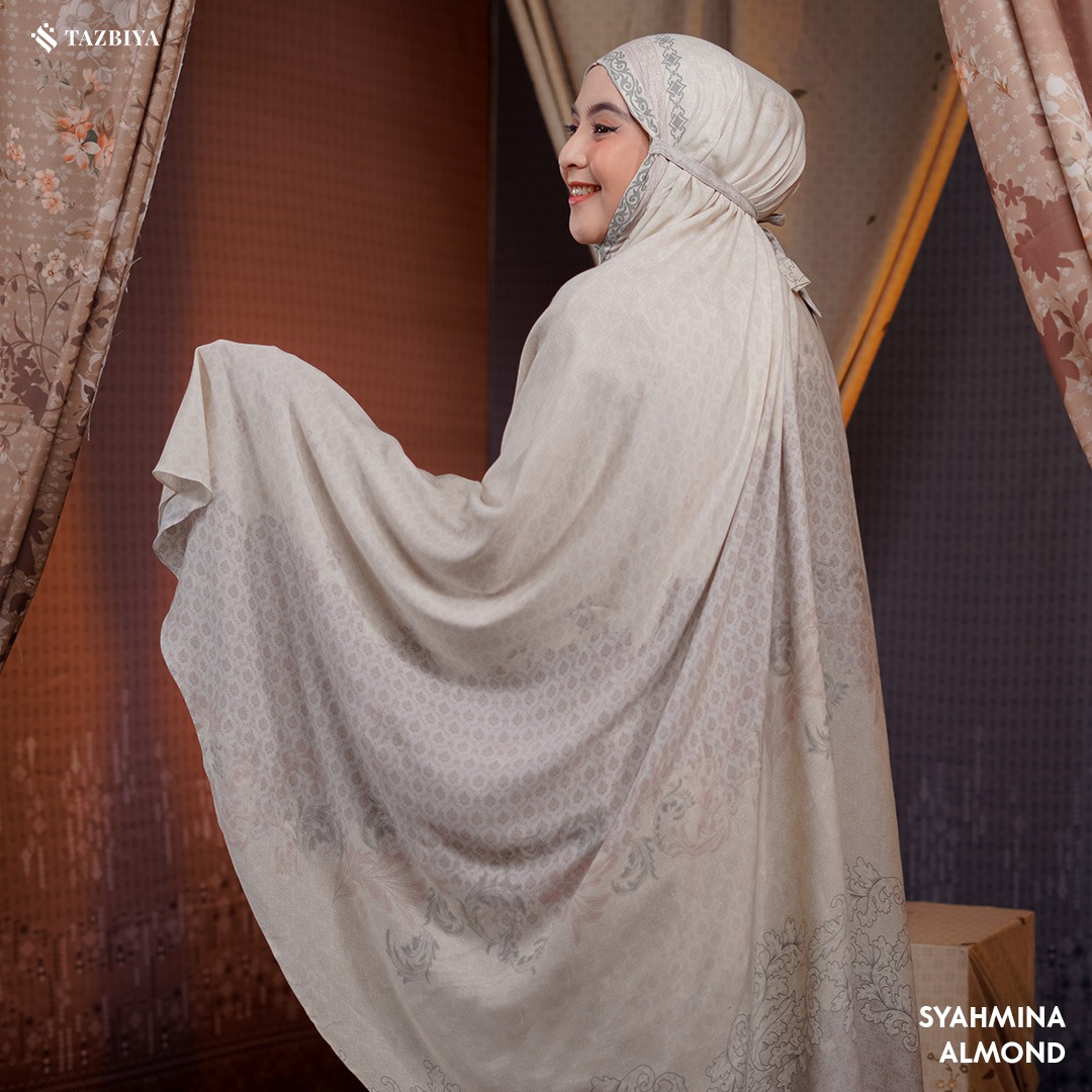 TAZBIYA MUKENA SYAHMINA SERIES | MUKENA RAYON PREMIUM 2IN1 DEWASA