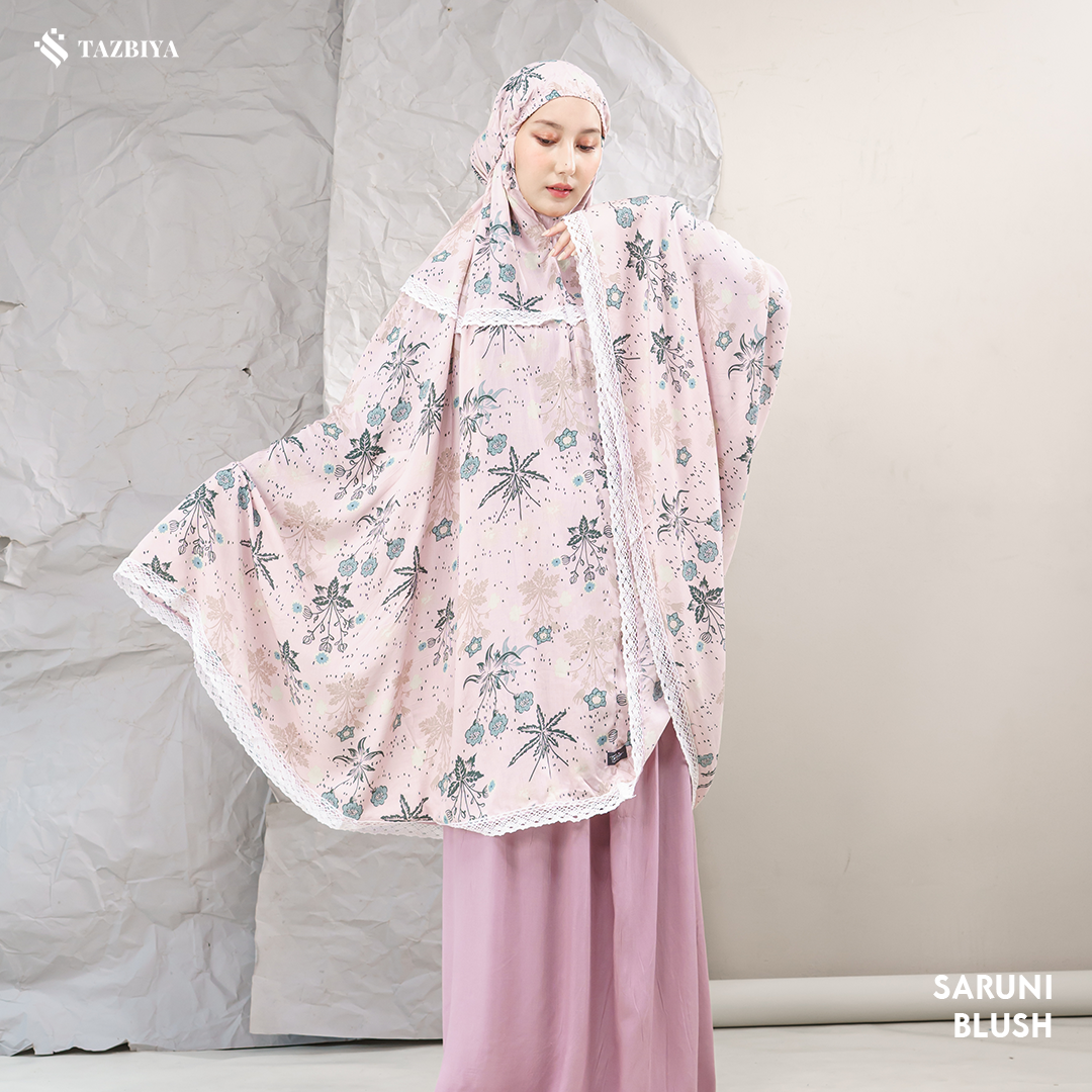 MUKENA SAJADAH TAZBIYA KOMBINASI SARUNI SERIES ALL SIZE