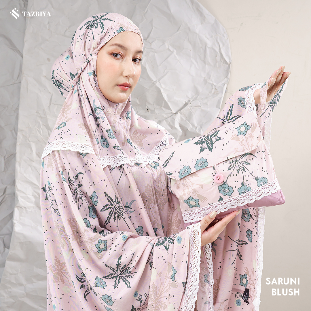MUKENA SAJADAH TAZBIYA KOMBINASI SARUNI SERIES ALL SIZE