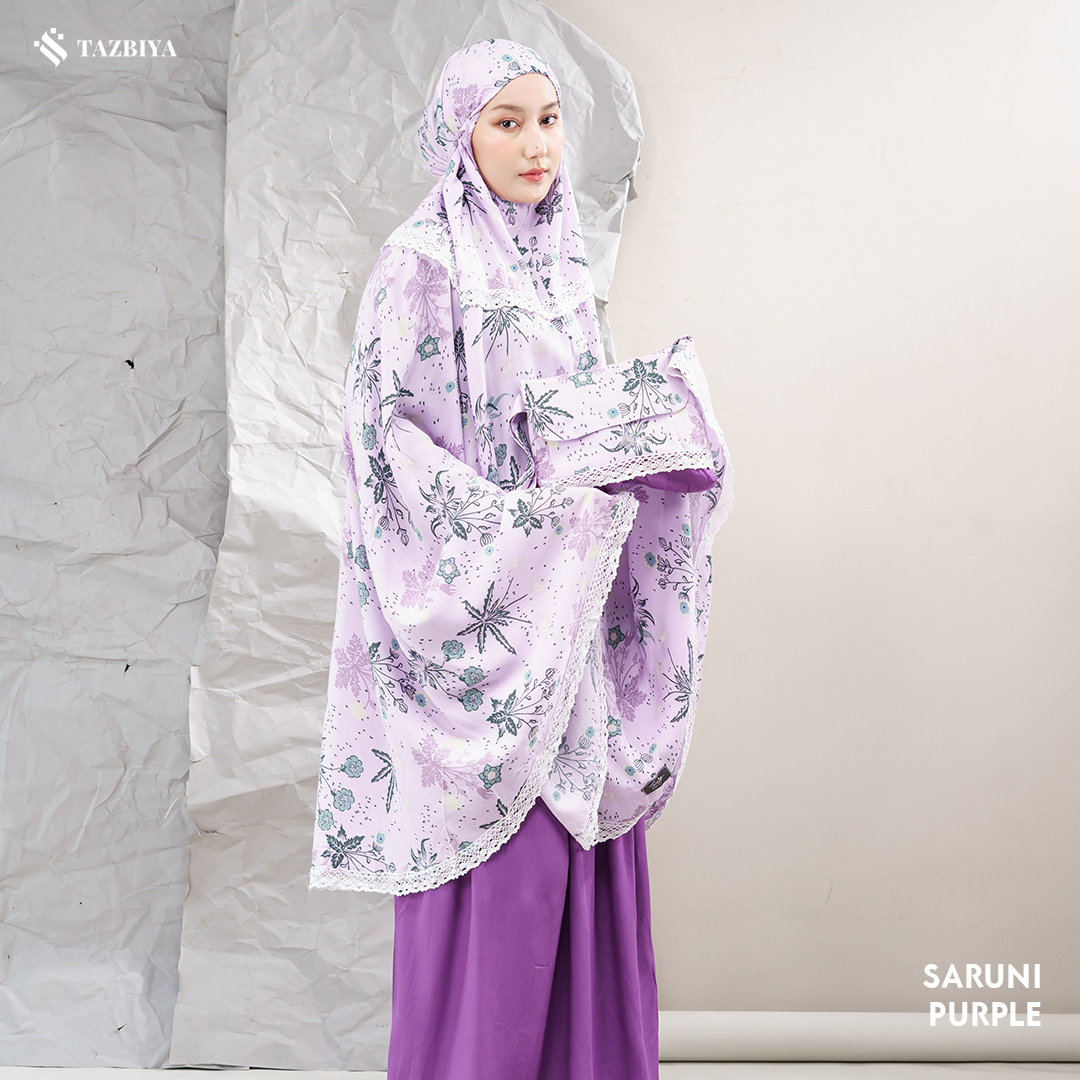 MUKENA SAJADAH TAZBIYA KOMBINASI SARUNI SERIES ALL SIZE