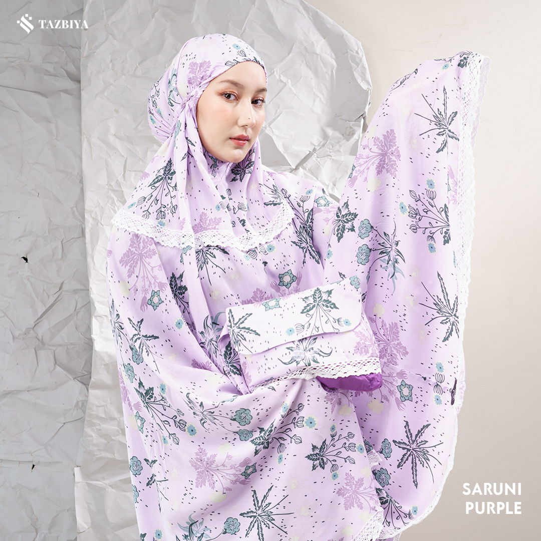 MUKENA SAJADAH TAZBIYA KOMBINASI SARUNI SERIES ALL SIZE