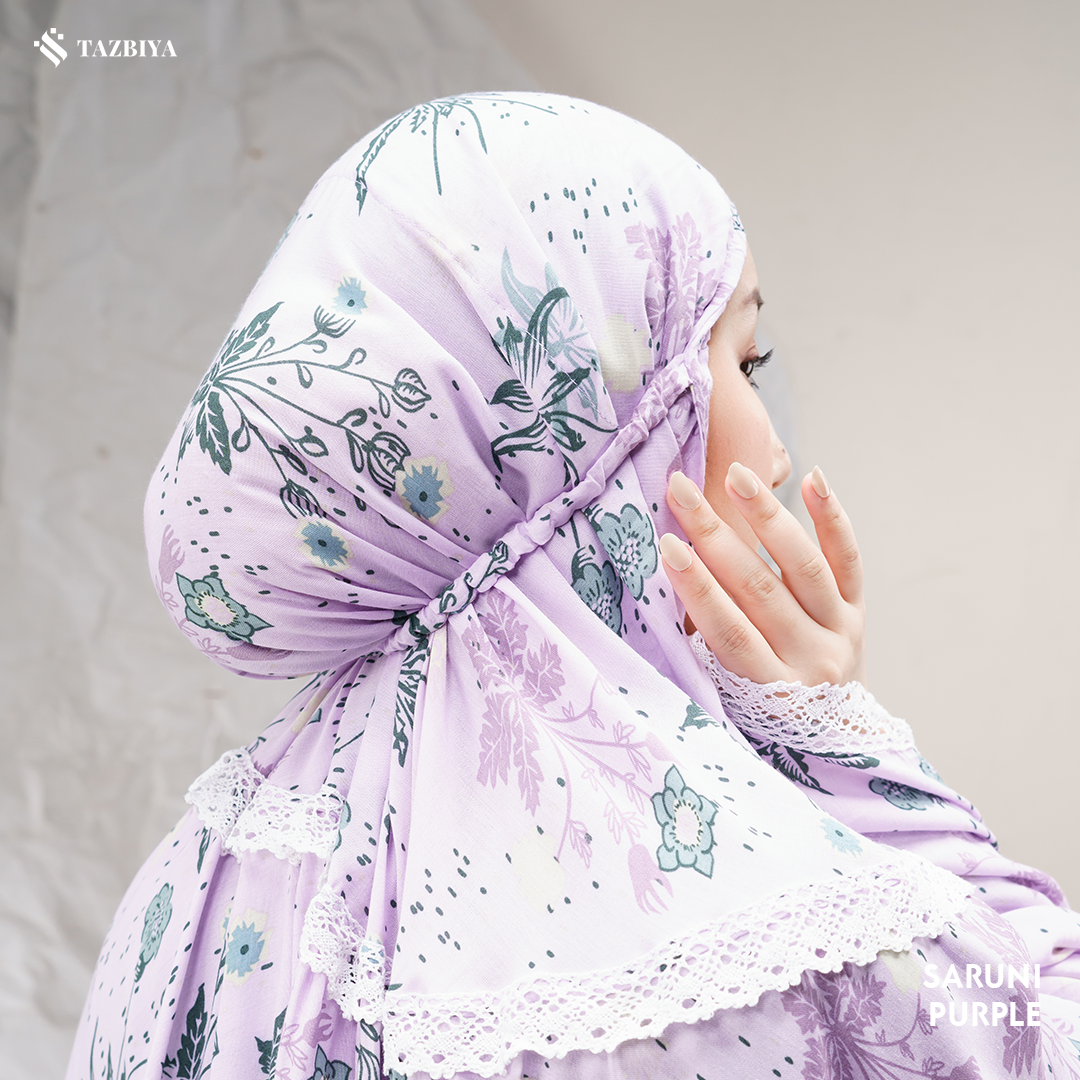 MUKENA SAJADAH TAZBIYA KOMBINASI SARUNI SERIES ALL SIZE