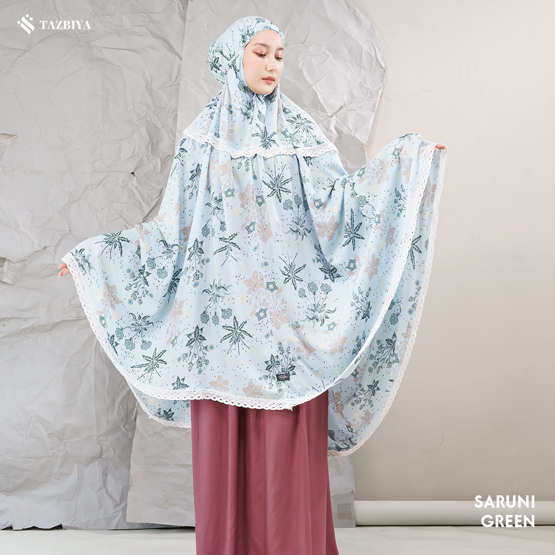 MUKENA SAJADAH TAZBIYA KOMBINASI SARUNI SERIES ALL SIZE