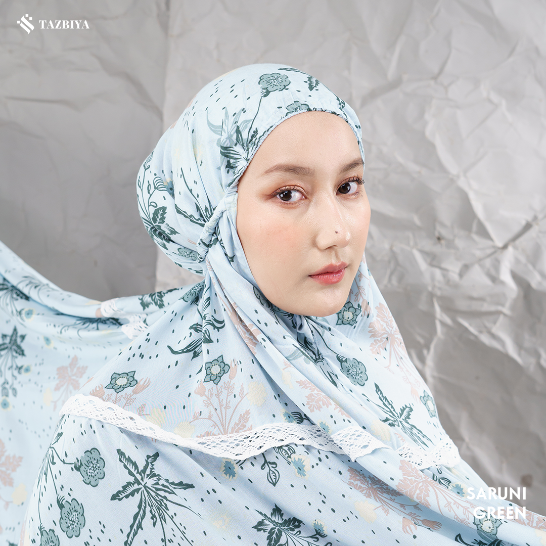 MUKENA SAJADAH TAZBIYA KOMBINASI SARUNI SERIES ALL SIZE