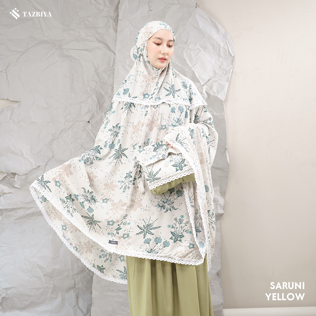 MUKENA SAJADAH TAZBIYA KOMBINASI SARUNI SERIES ALL SIZE