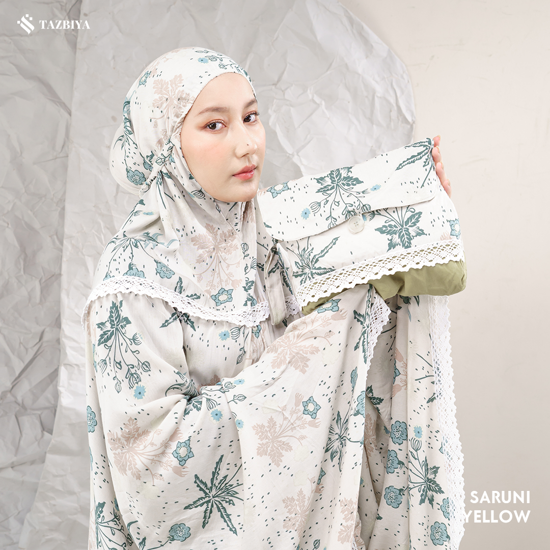 MUKENA SAJADAH TAZBIYA KOMBINASI SARUNI SERIES ALL SIZE