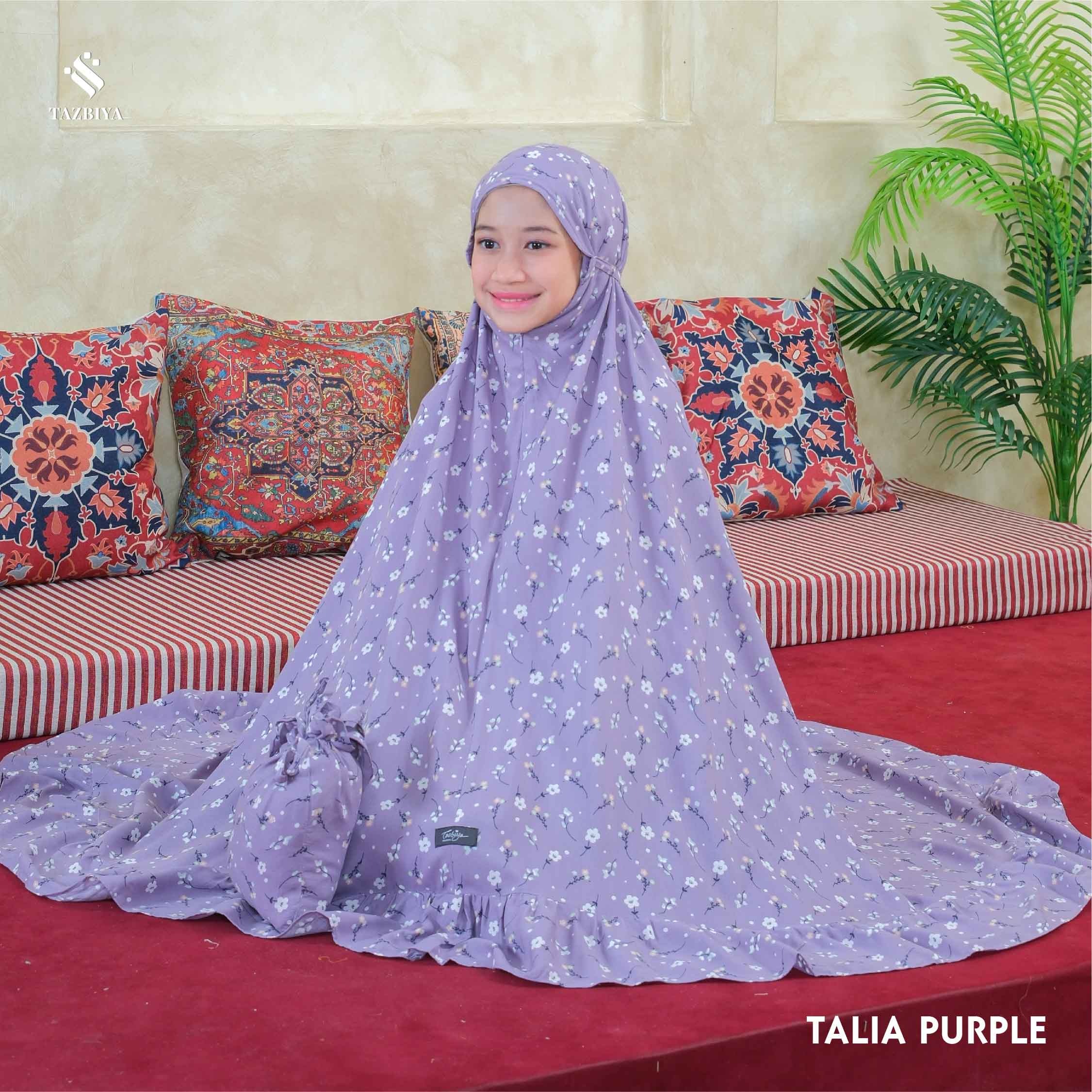 MUKENA TAZBIYA ANAK TANGGUNG TALIA SERIES I TAS SELEMPANG