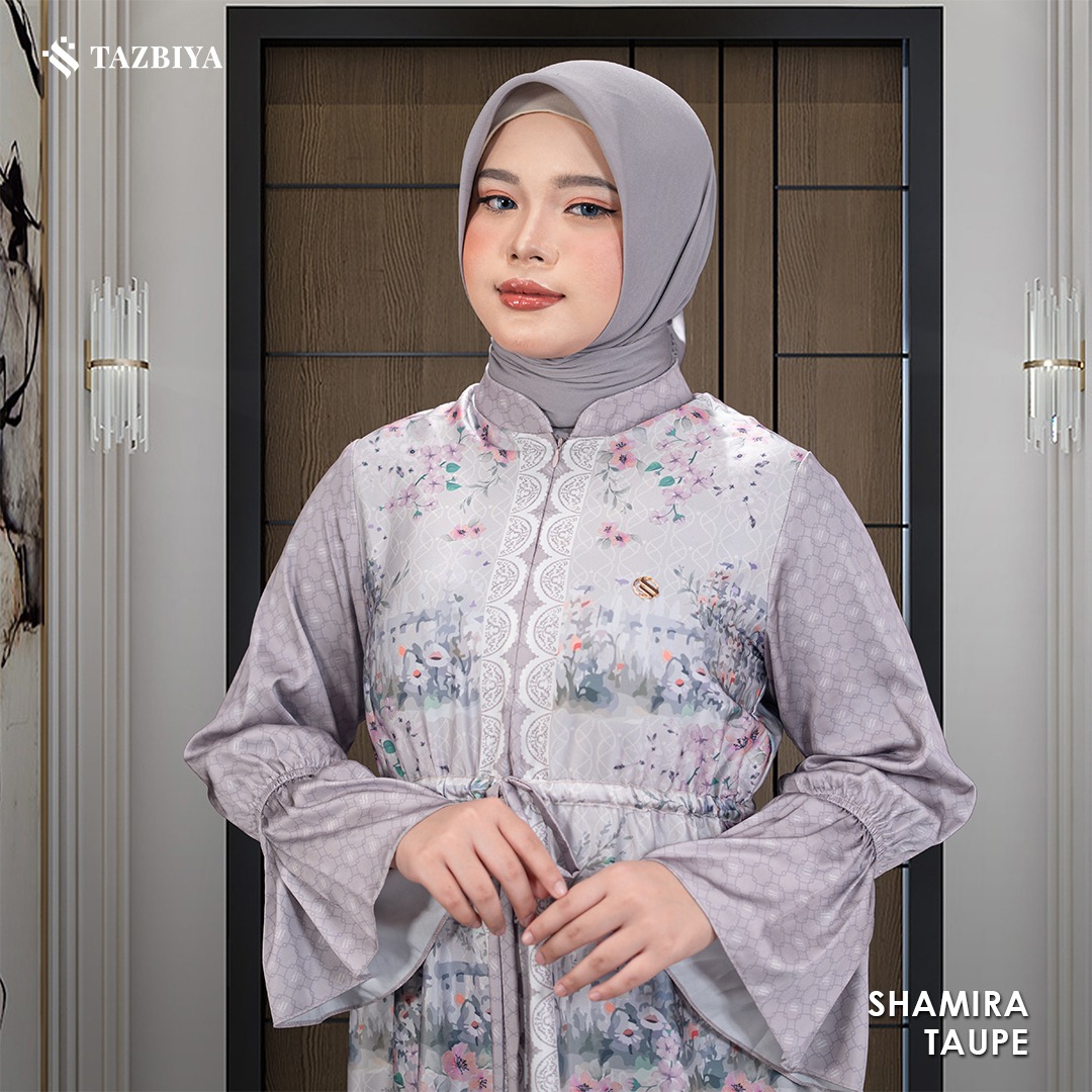TAZBIYA MUSLIMWEAR GAMIS SILK HAIFA SHAMIRA SERIES