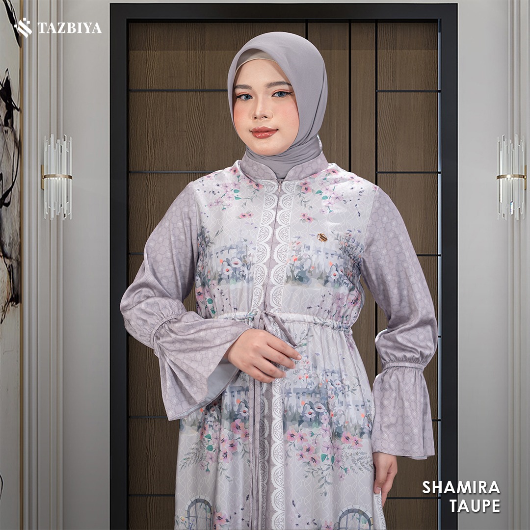 TAZBIYA MUSLIMWEAR GAMIS SILK HAIFA SHAMIRA SERIES