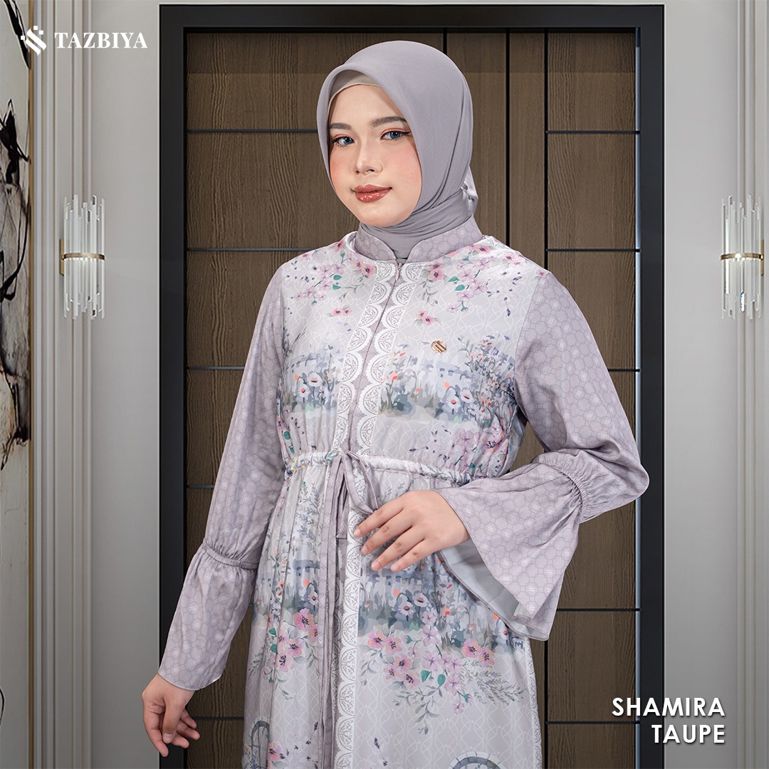 TAZBIYA MUSLIMWEAR GAMIS SILK HAIFA SHAMIRA SERIES