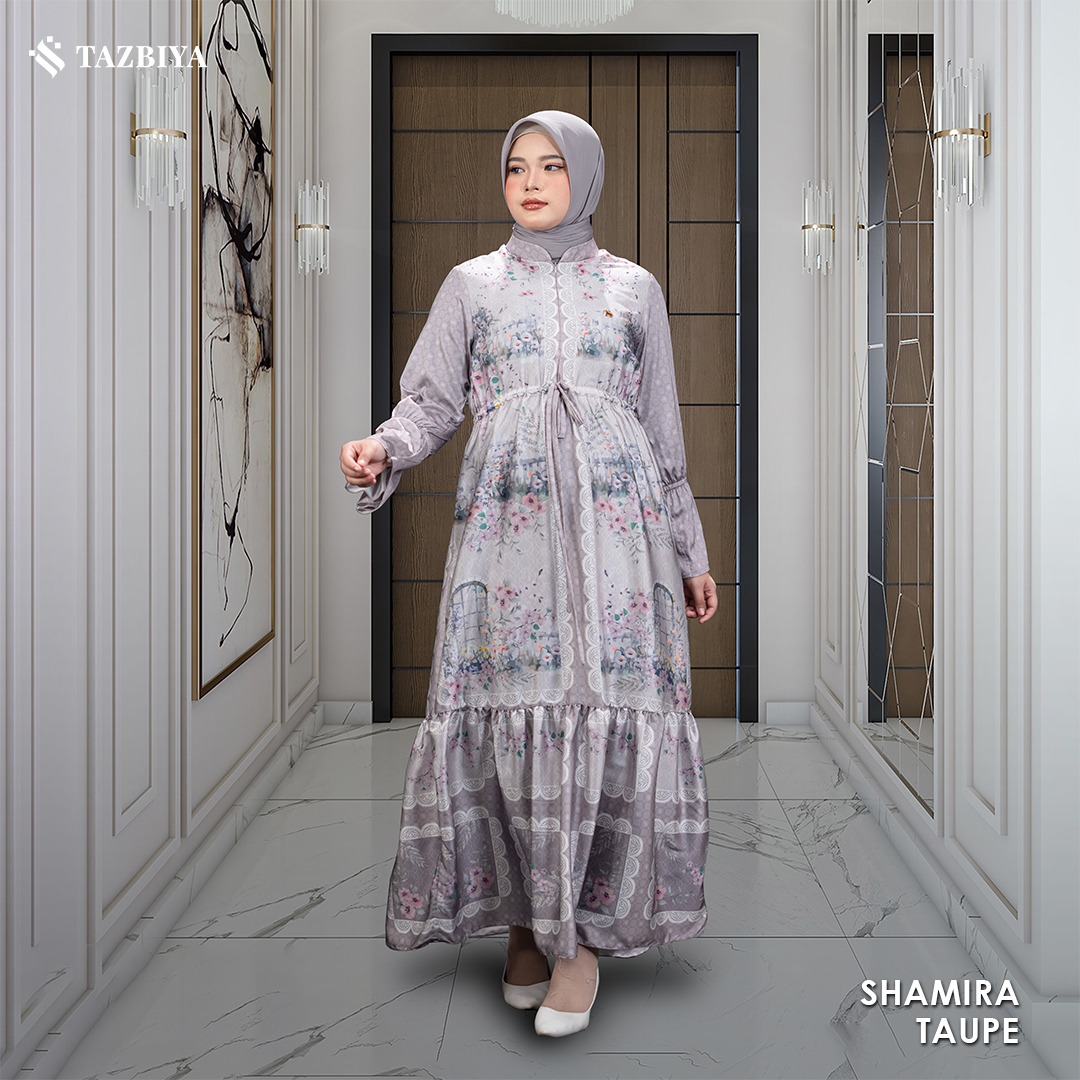 TAZBIYA MUSLIMWEAR GAMIS SILK HAIFA SHAMIRA SERIES
