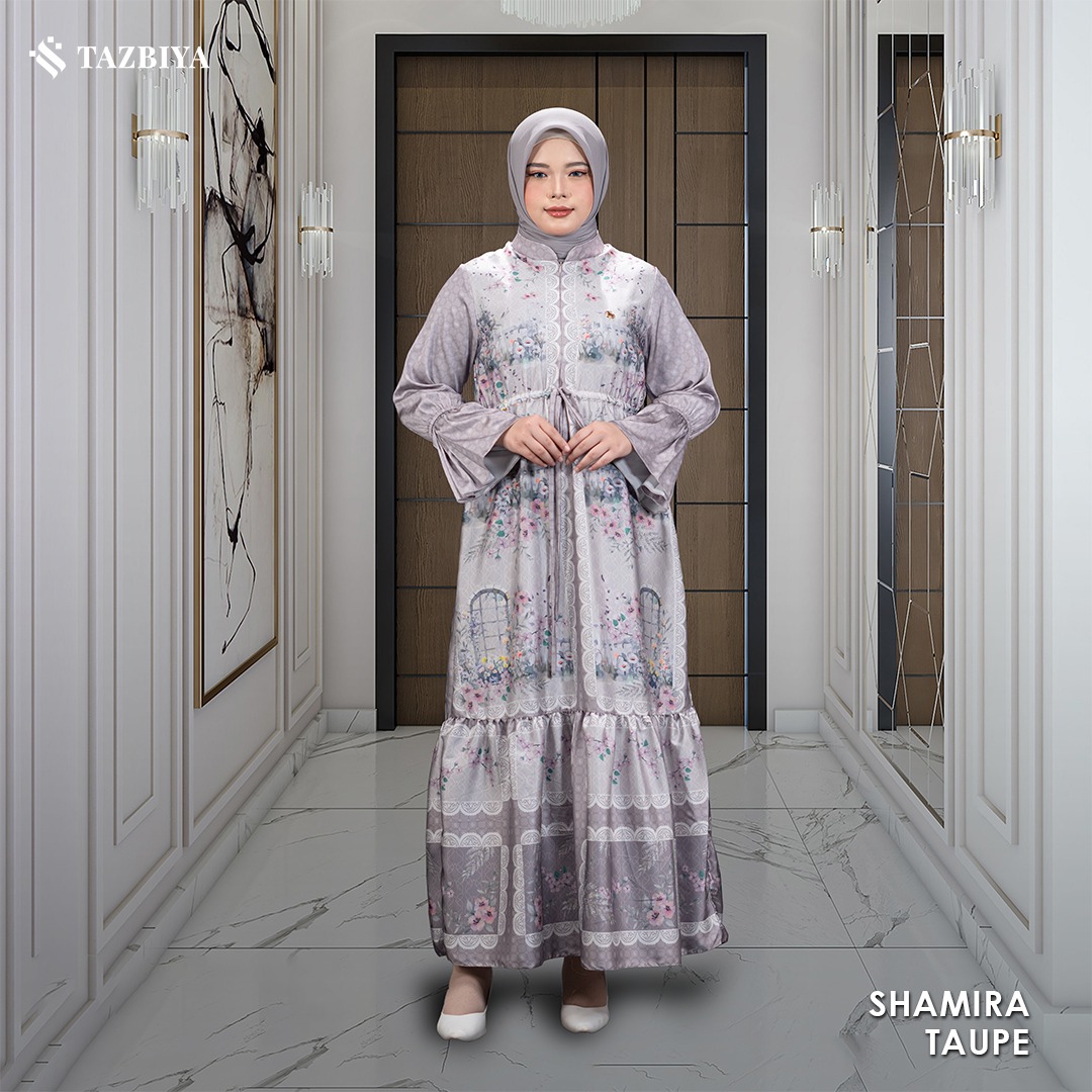 TAZBIYA MUSLIMWEAR GAMIS SILK HAIFA SHAMIRA SERIES
