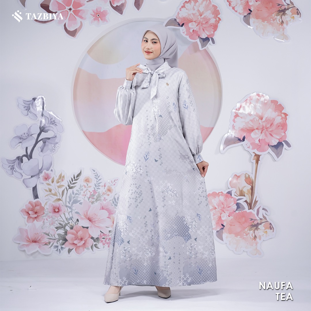 TAZBIYA MUSLIMWEAR GAMIS COTTON PREMIUM NAUFA SERIES