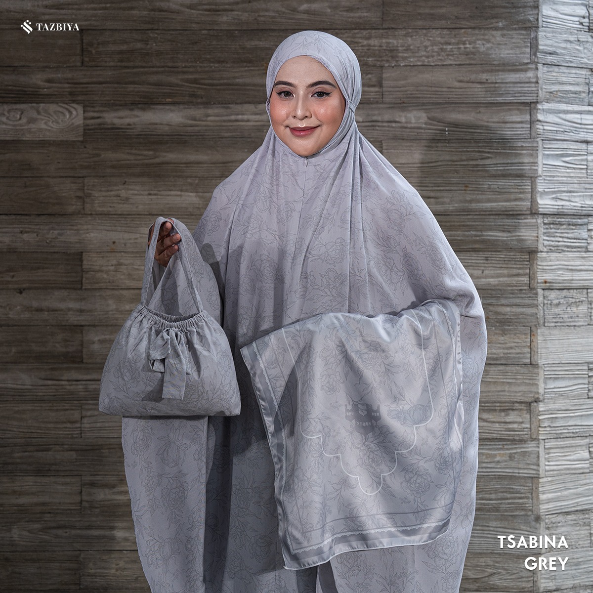 MUKENA TAZBIYA SET SAJADAH 2IN1 TSABINA SERIES ALLSIZE