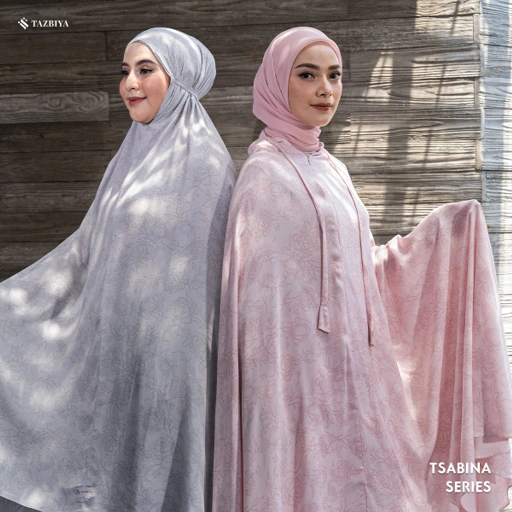 Image of MUKENA TAZBIYA SET SAJADAH 2IN1 TSABINA SERIES ALLSIZE