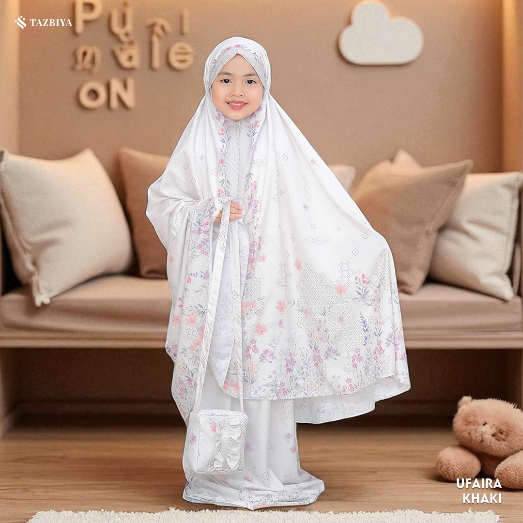 TAZBIYA MUKENA ANAK TRAVEL SERIES I Mukena Anak Motif TK SD SMP | Mukena Anak 4-14 Tahun | Mukena Travel Anak