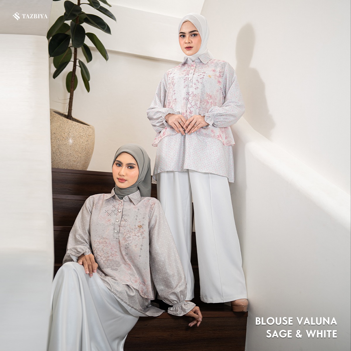 TAZBIYA BLOUSE VALUNA SERIES | BLOUSE PREMIUM | ATASAN WANITA