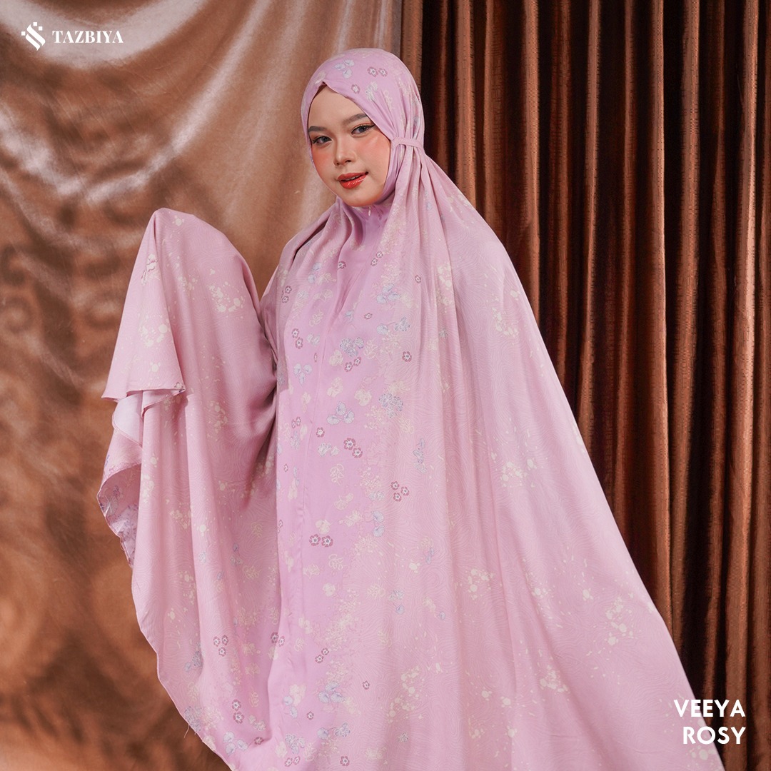 TAZBIYA MUKENA VEEYA  SERIES | MUKENA RAYON SAJADAH PREMIUM 2IN1 DEWASA