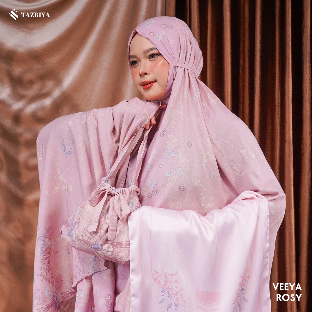 TAZBIYA MUKENA VEEYA  SERIES | MUKENA RAYON SAJADAH PREMIUM 2IN1 DEWASA