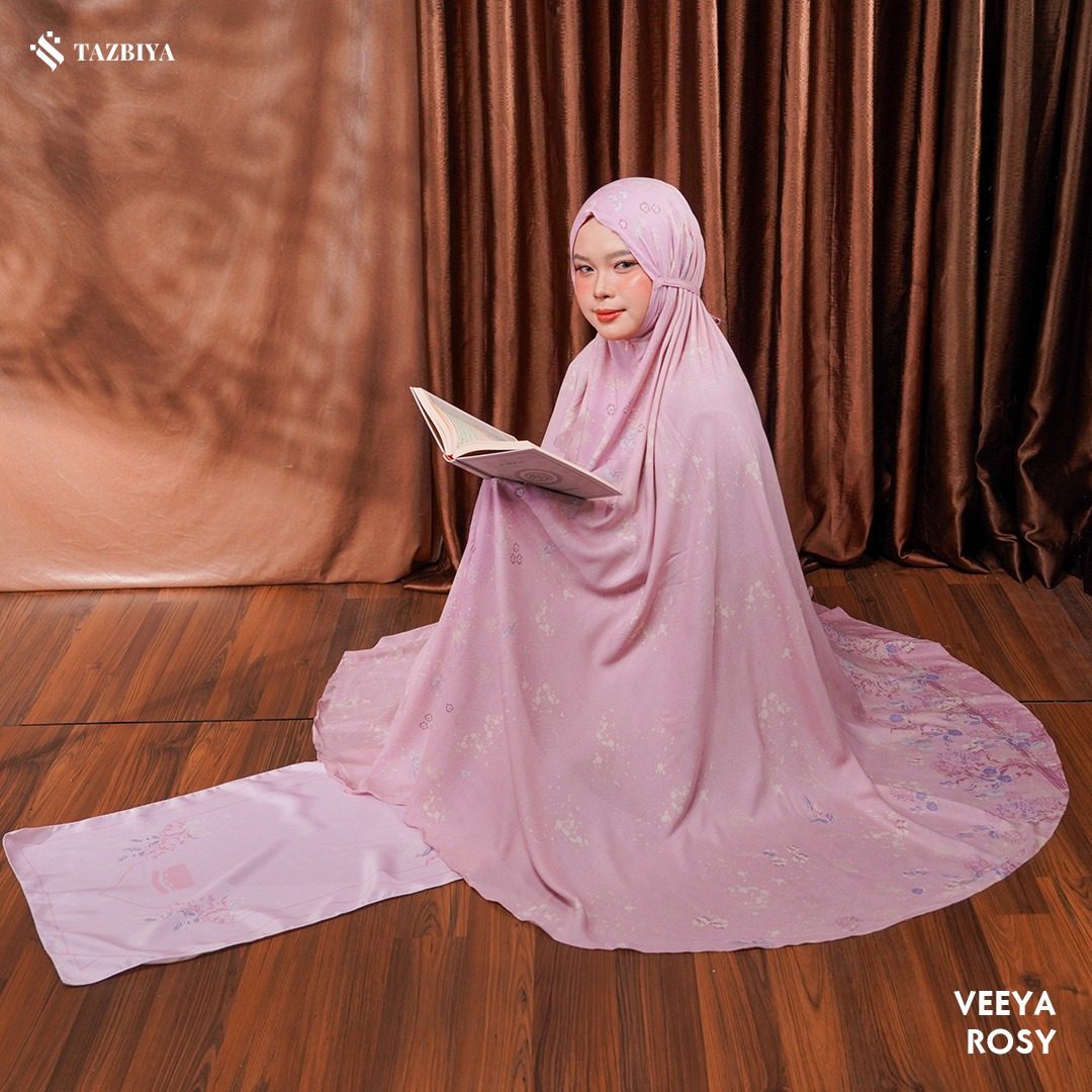 TAZBIYA MUKENA VEEYA  SERIES | MUKENA RAYON SAJADAH PREMIUM 2IN1 DEWASA