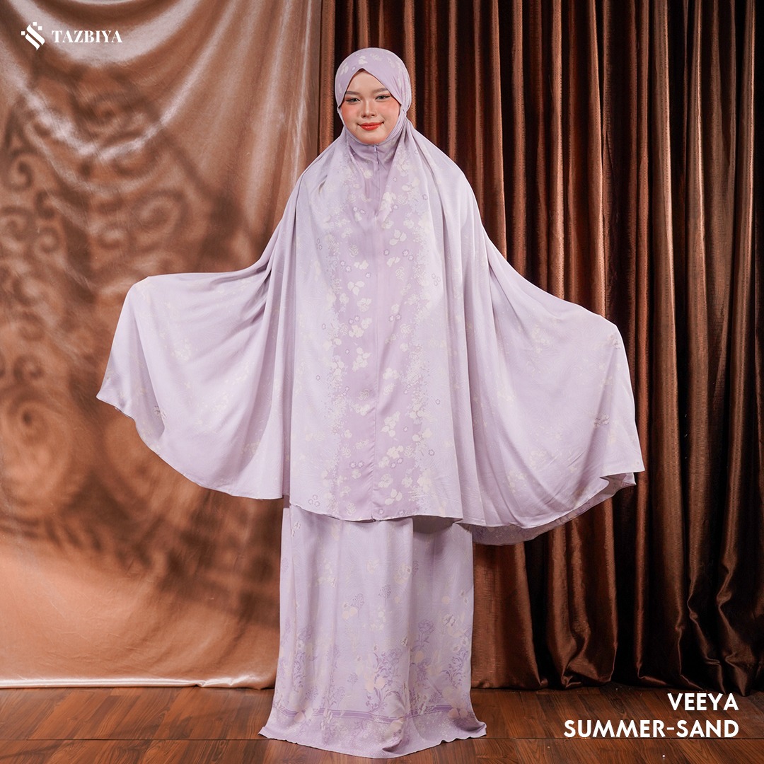 TAZBIYA MUKENA VEEYA  SERIES | MUKENA RAYON SAJADAH PREMIUM 2IN1 DEWASA
