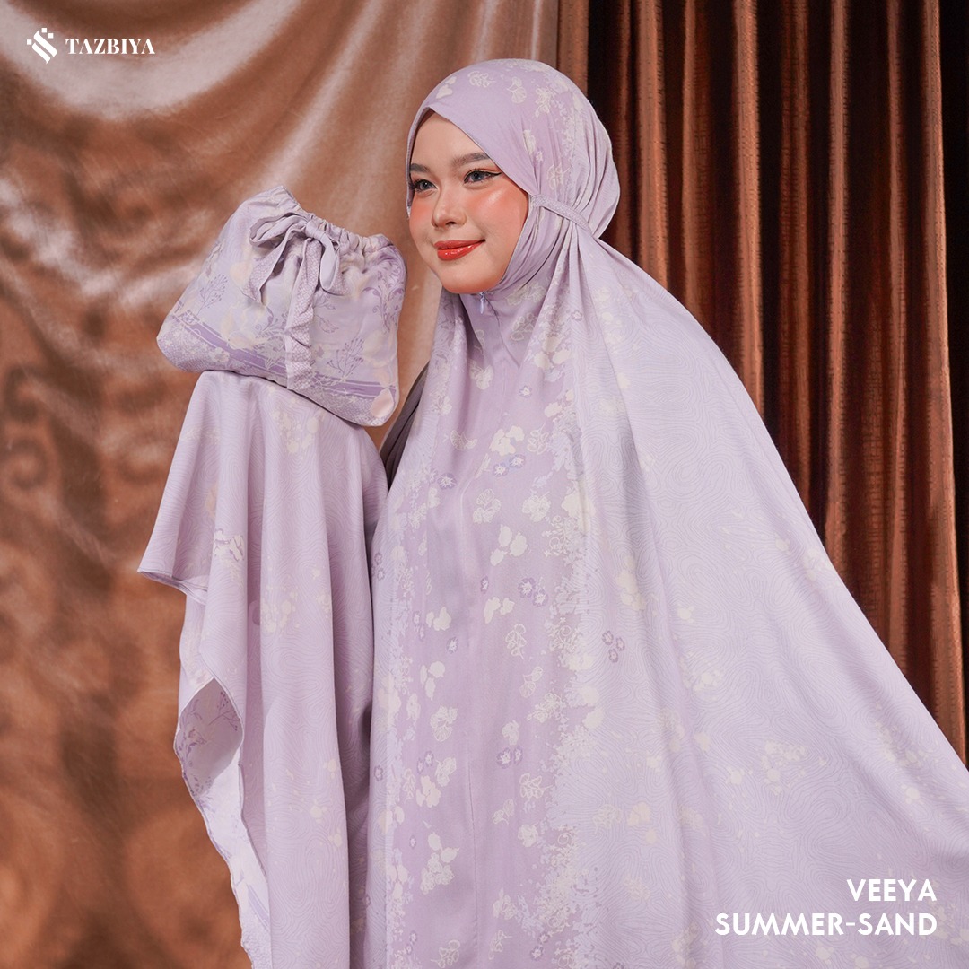 TAZBIYA MUKENA VEEYA  SERIES | MUKENA RAYON SAJADAH PREMIUM 2IN1 DEWASA