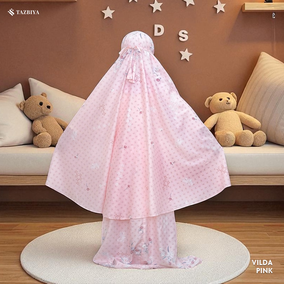 TAZBIYA MUKENA ANAK TRAVEL SERIES I Mukena Anak Motif TK SD SMP | Mukena Anak 4-14 Tahun | Mukena Travel Anak