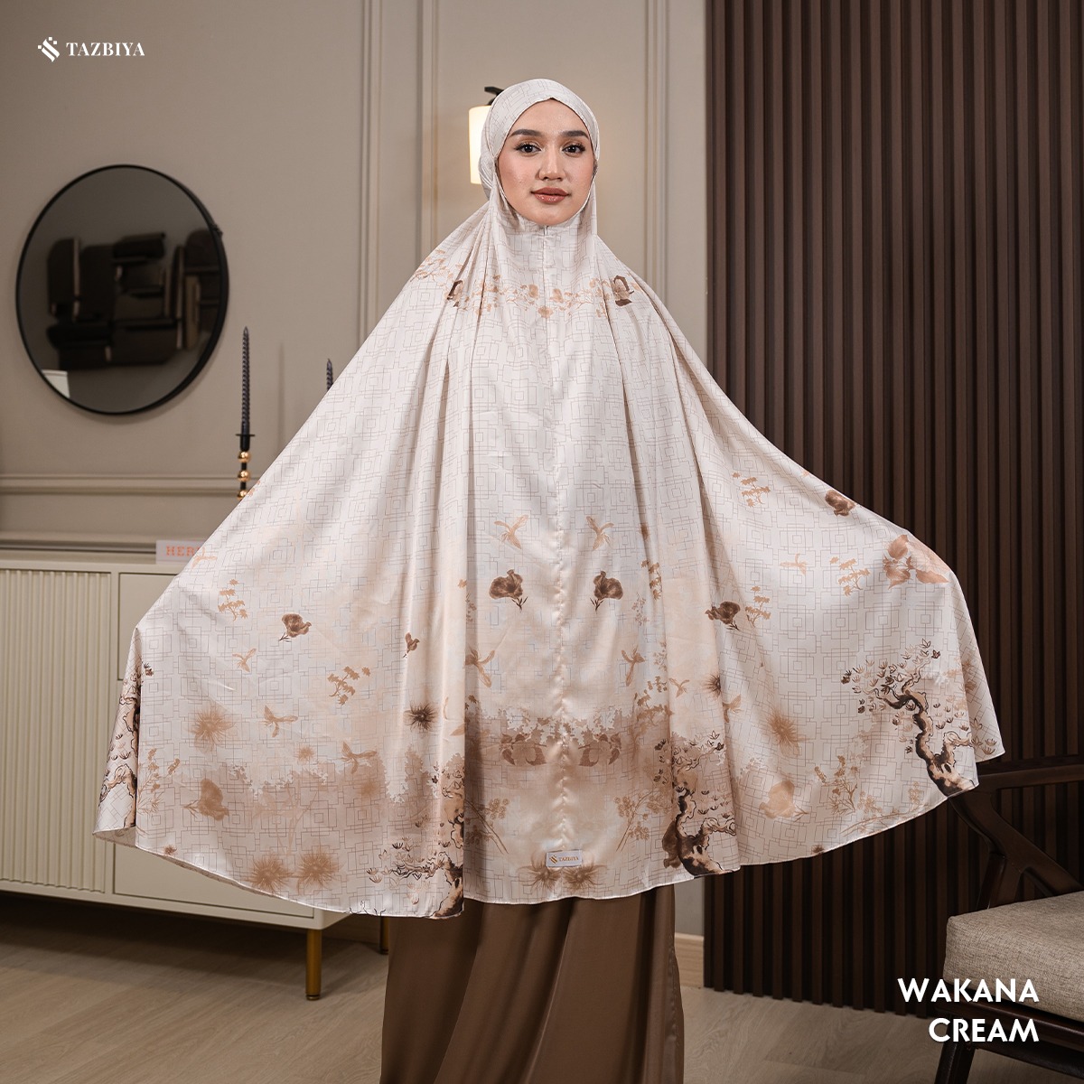 TAZBIYA MUKENA SILK PREMIUM WAKANA SERIES ALLSIZE