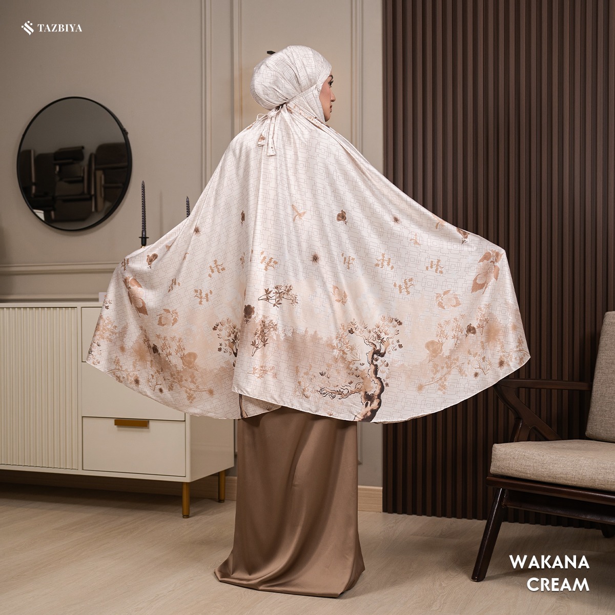 TAZBIYA MUKENA SILK PREMIUM WAKANA SERIES ALLSIZE