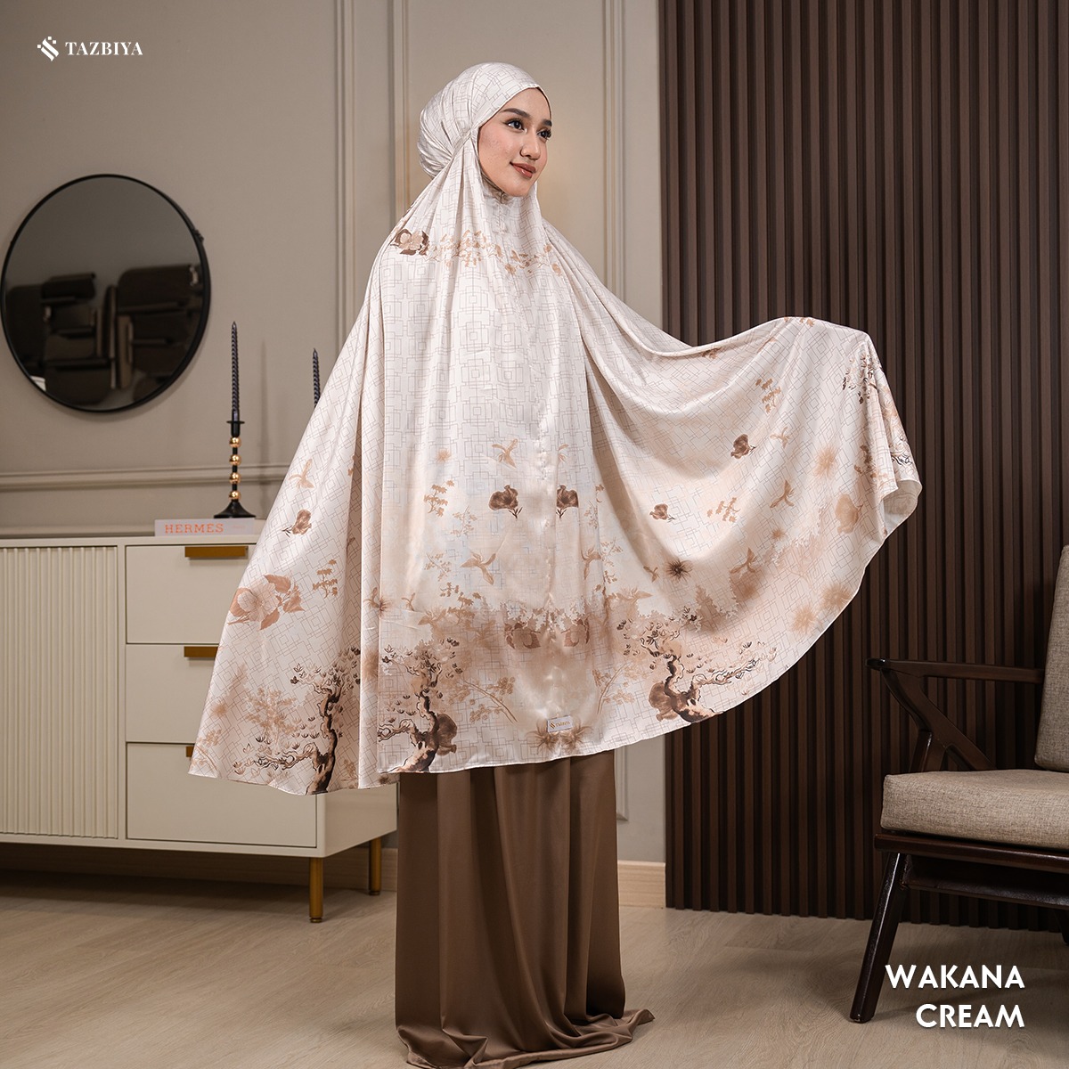 TAZBIYA MUKENA SILK PREMIUM WAKANA SERIES ALLSIZE