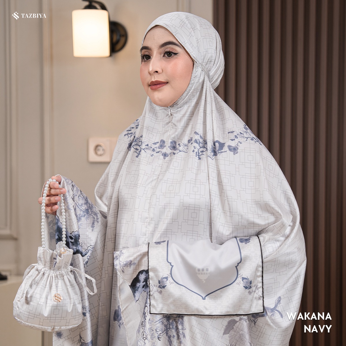 TAZBIYA MUKENA SILK PREMIUM WAKANA SERIES ALLSIZE