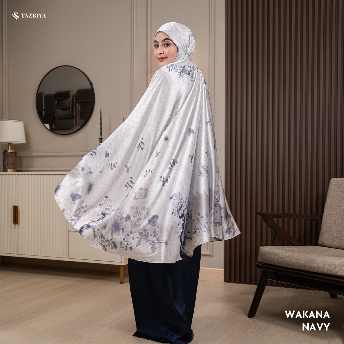 TAZBIYA MUKENA SILK PREMIUM WAKANA SERIES ALLSIZE