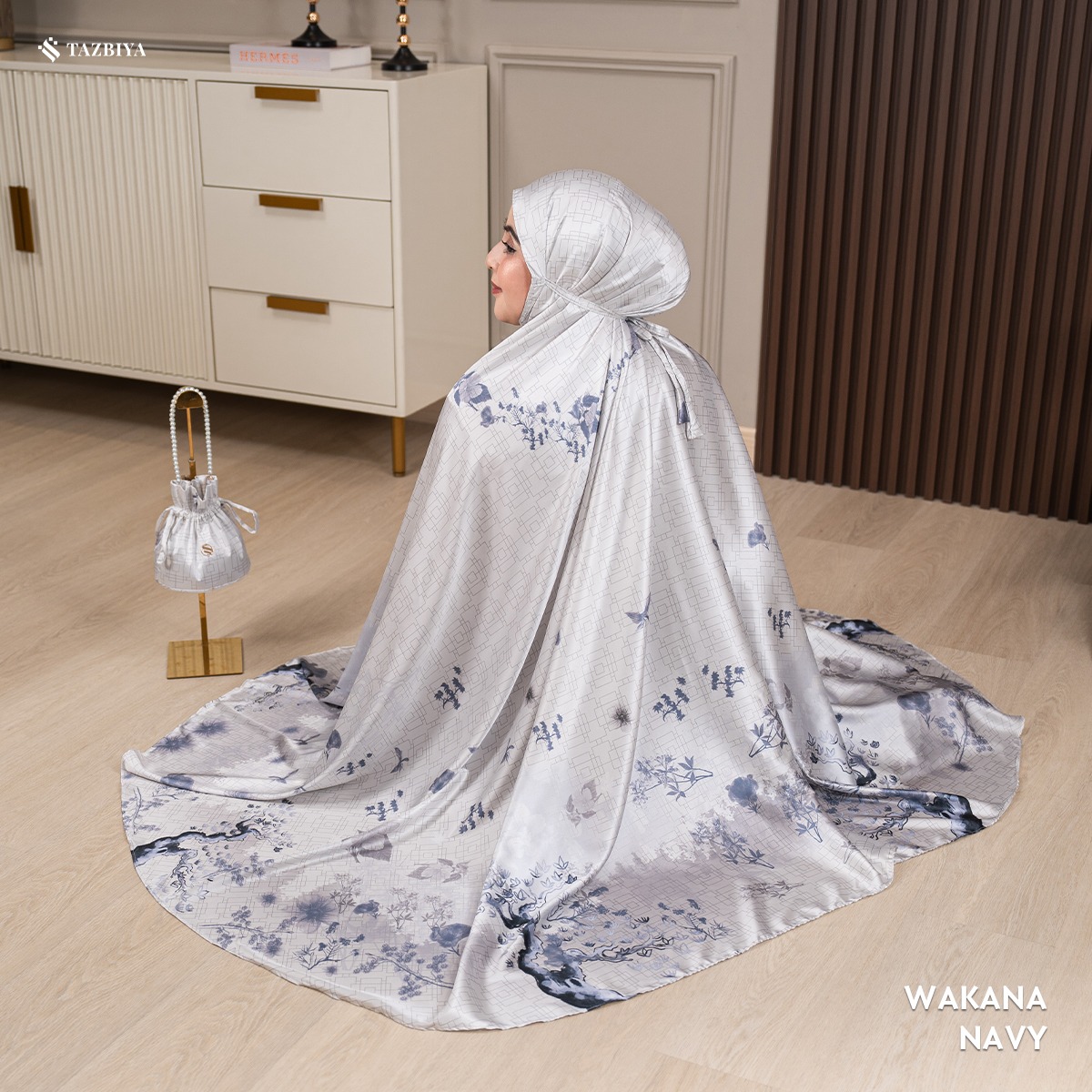 TAZBIYA MUKENA SILK PREMIUM WAKANA SERIES ALLSIZE