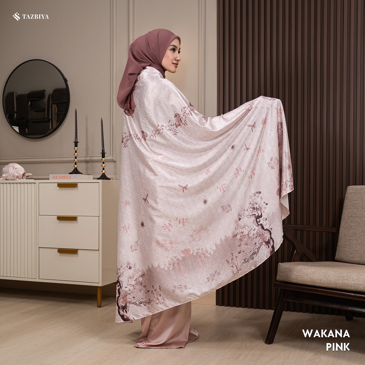 TAZBIYA MUKENA SILK PREMIUM WAKANA SERIES ALLSIZE