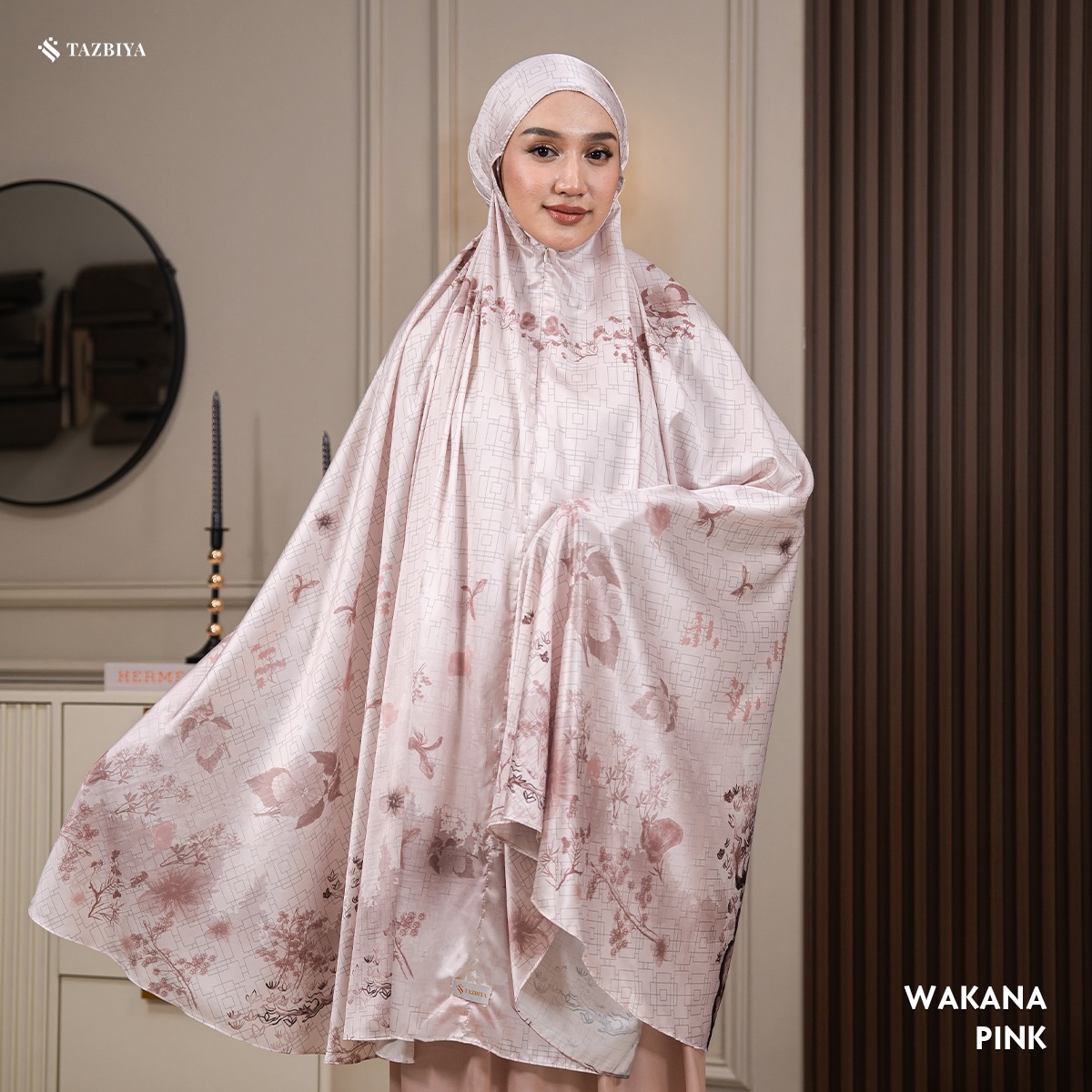 TAZBIYA MUKENA SILK PREMIUM WAKANA SERIES ALLSIZE