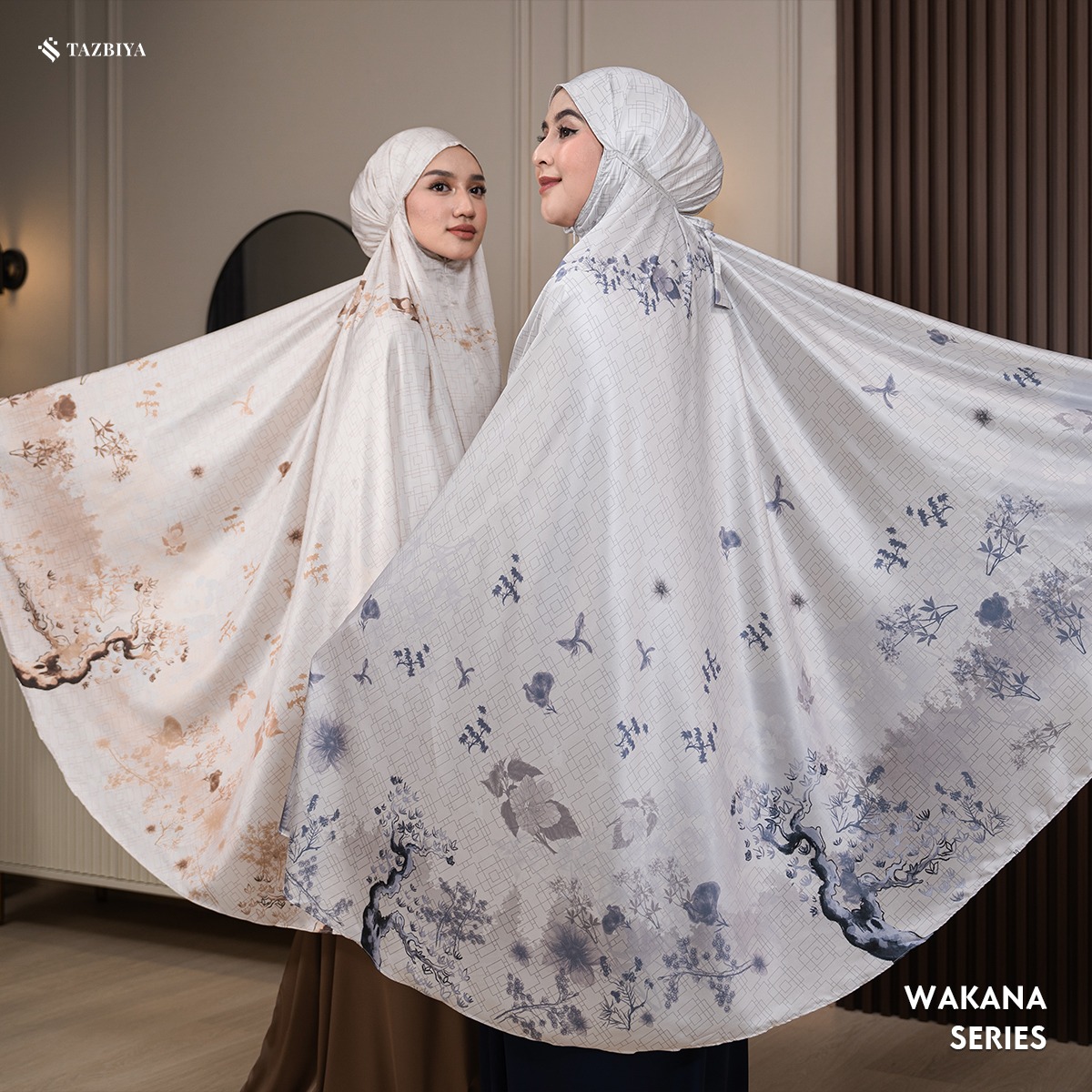 TAZBIYA MUKENA SILK PREMIUM WAKANA SERIES ALLSIZE