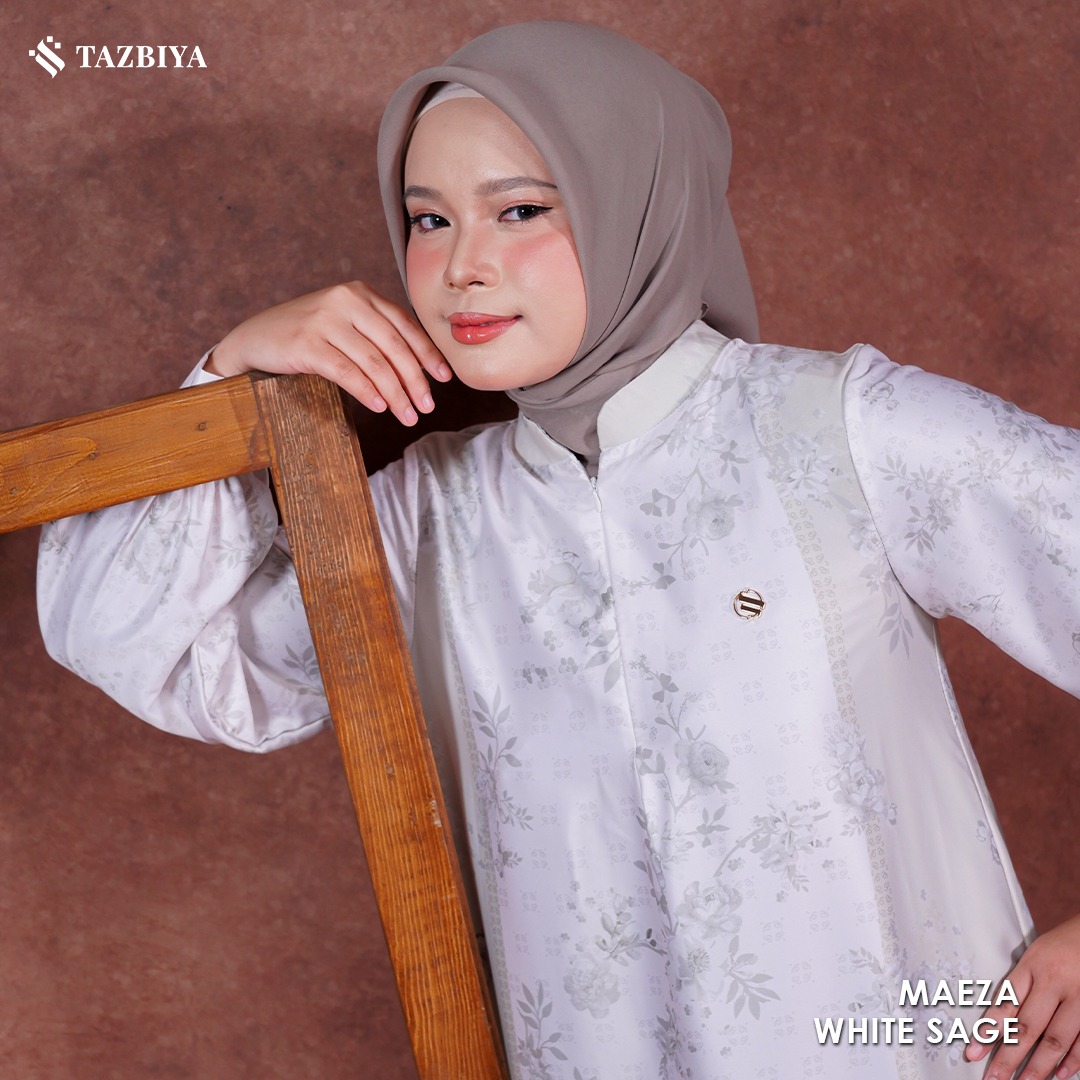 TAZBIYA MUSLIMWEAR GAMIS SILK PREMIUM MAEZA SERIES