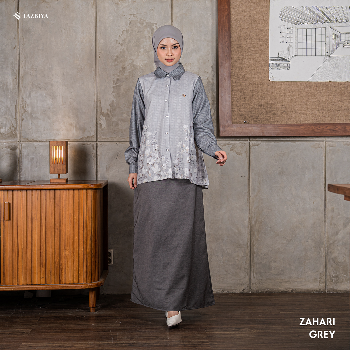 TAZBIYA BLOUSE ZAHARI SERIES | BLOUSE PREMIUM | ATASAN WANITA
