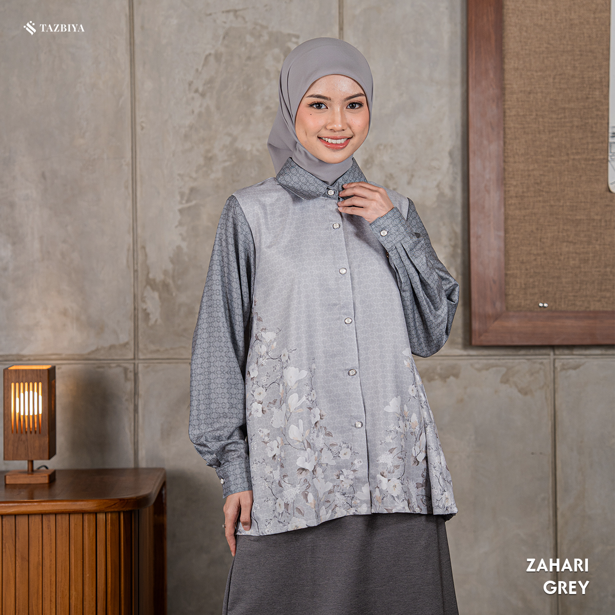 TAZBIYA BLOUSE ZAHARI SERIES | BLOUSE PREMIUM | ATASAN WANITA