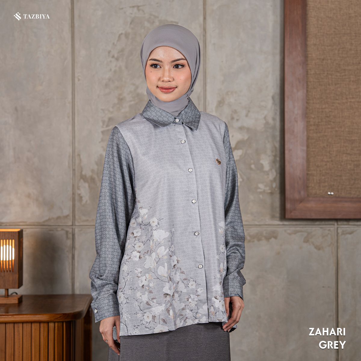 TAZBIYA BLOUSE ZAHARI SERIES | BLOUSE PREMIUM | ATASAN WANITA