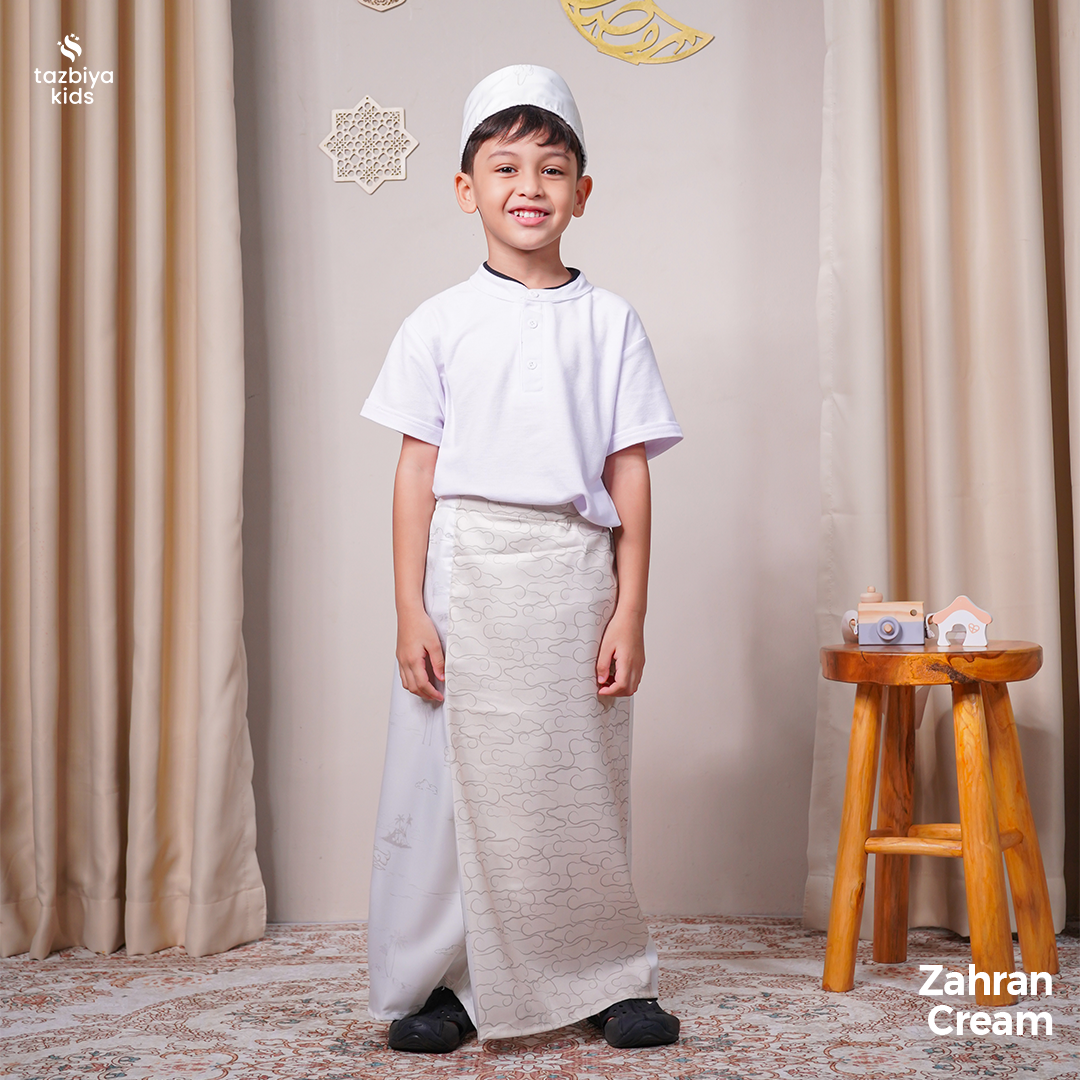 TAZBIYA SARUNG INSTAN + PECI ANAK LAKI-LAKI MOTIF | SARUNG ANAK INSTAN | SARUNG ANAK TK SD UMUR 1-10 TAHUN