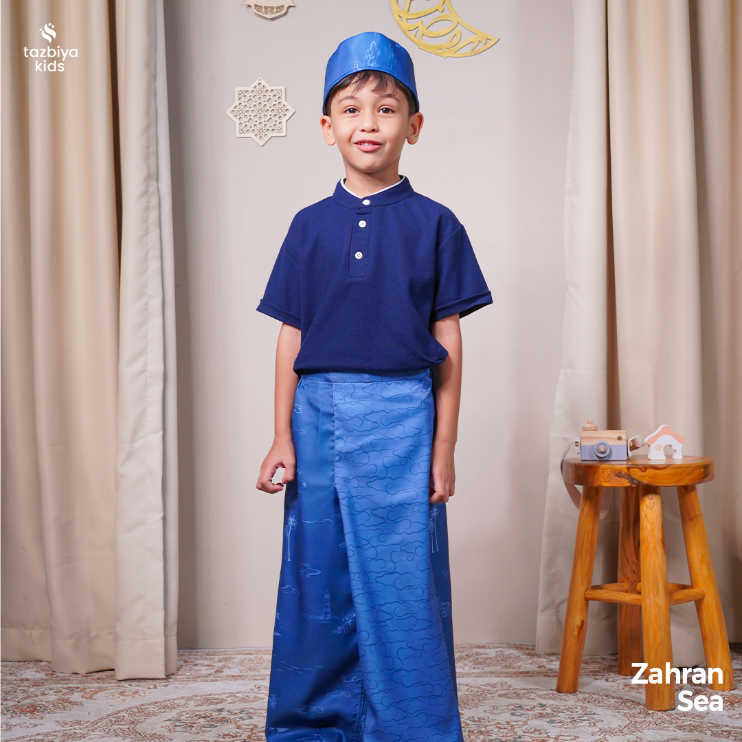 TAZBIYA SARUNG INSTAN + PECI ANAK LAKI-LAKI MOTIF | SARUNG ANAK INSTAN | SARUNG ANAK TK SD UMUR 1-10 TAHUN