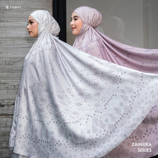 Image of TAZBIYA MUKENA PREMIUM COTTON ZAINURA SERIES ALLSIZE