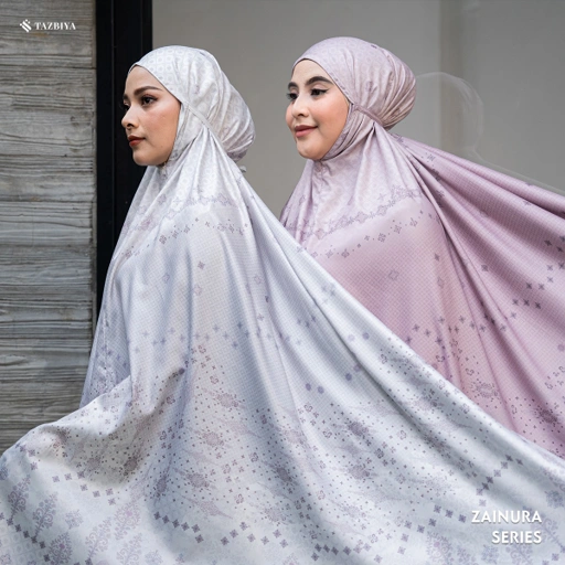 Image of TAZBIYA MUKENA PREMIUM COTTON ZAINURA SERIES ALLSIZE