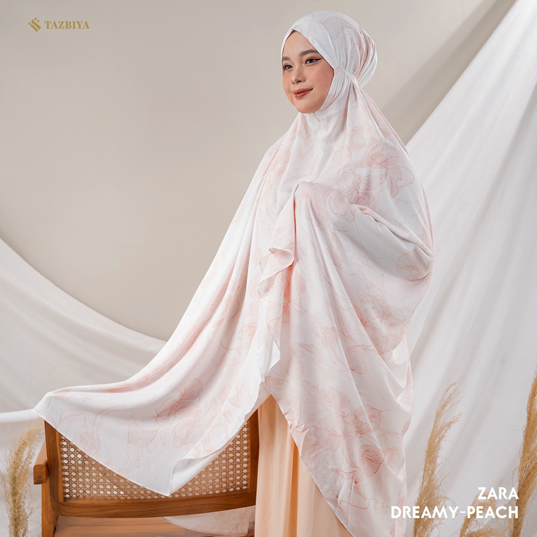 TAZBIYA ZARA SERIES I Mukena 2IN1 Rayon Jumbo Dewasa