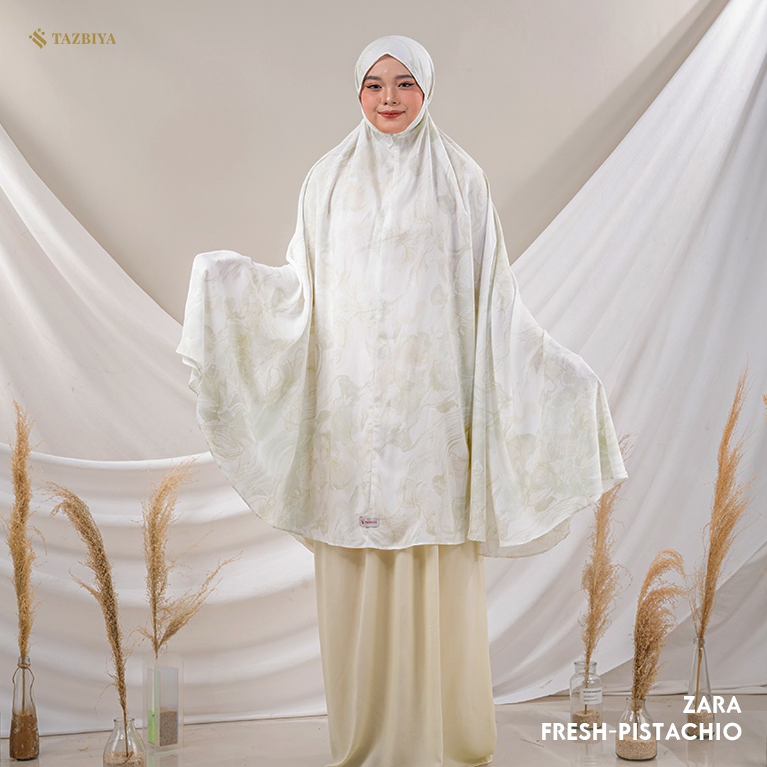 TAZBIYA ZARA SERIES I Mukena 2IN1 Rayon Jumbo Dewasa