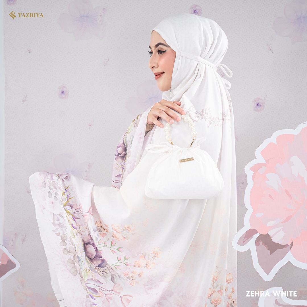 MUKENA TAZBIYA PREMIUM ZEHRA SERIES I Mukena Maxmara Silk Jumbo 2in1 Dewasa